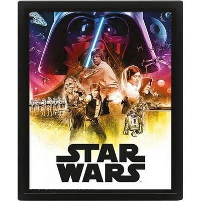Star Wars : Episoda IV/V - 3D Obraz s rámem 3D Obraz (s rámem)