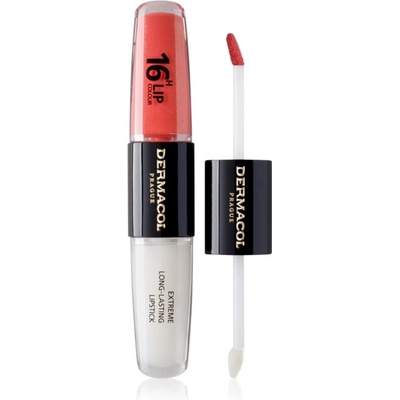 Dermacol 16H Lip Colour дълготрайно червило и гланц за устни цвят 37 2x4ml