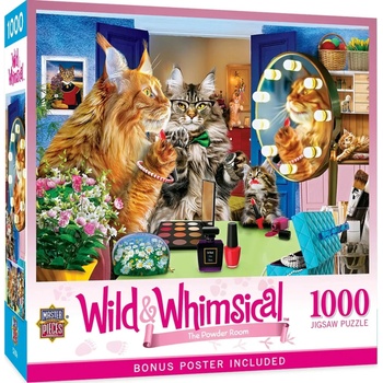 Masterpieces - Puzzle Wild & Whimsical - The Powder Room - 1 000 piese