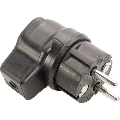 AS Schwabe 62207 úhlová SchuKo plnogumové 230 V černá IP44