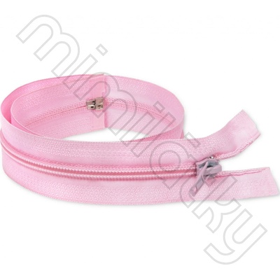 Zip spirálový dělitelný 35cm šíře 5mm baby pink