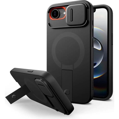 Tech-Protect Калъф Tech-Protect Kevlar Aura MagSafe за iPhone 16e - черен (5906302331697)