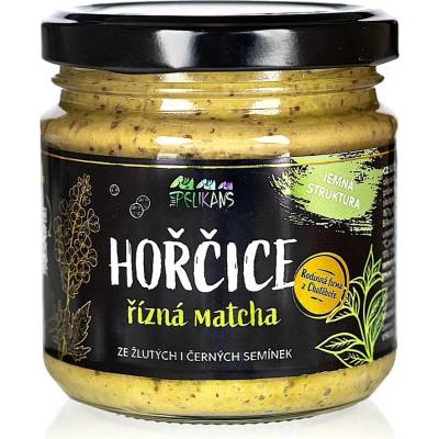 The Pelikans Hořčice řízná Matcha 170 g