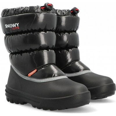 Demar dětské sněhule SNOWY B 1212B zateplené ovčí vlnou černé