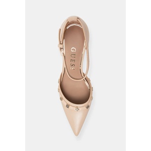 Guess Обувки с тънък ток NANAE (FLPNAA.LEA08.NUDE)