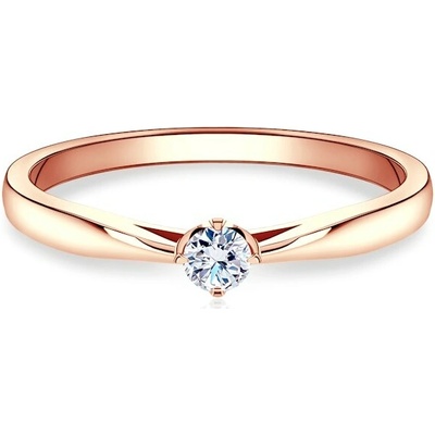 Savicki Zásnubný prsteň ružové zlato diamant SAV MIN4 D1 RZ