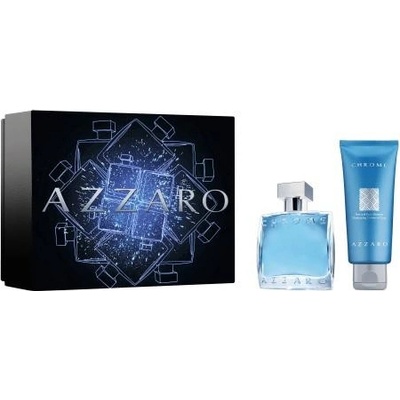 Azzaro Chrome darčekový set toaletná voda 50 ml + sprchovací gél 75 ml