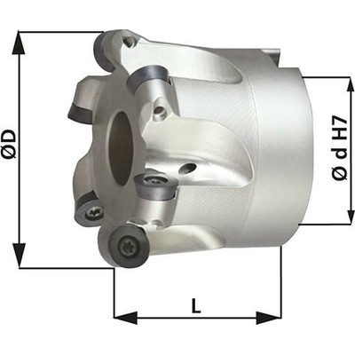 FORMAT Nástrčná fréza z6 vnitř. chl. d66x27mm pro typ rd