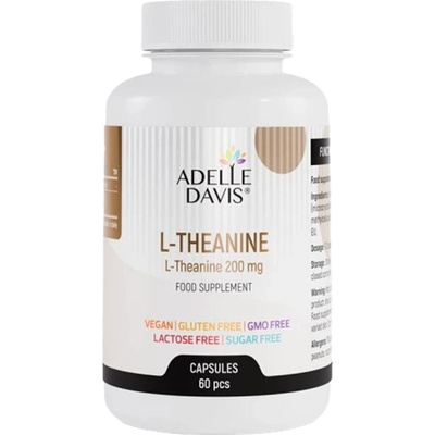 Adelle Davis L-THEANINE 200 mg 60 kapsúl
