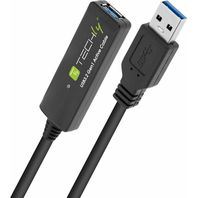 Techly ICUR30100G USB-A - USB-A, 10m, černý