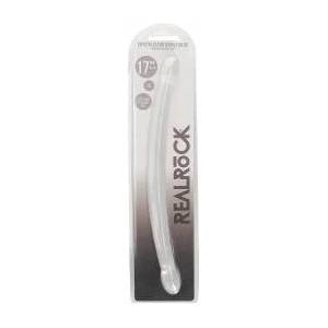Boss of Toys REALROCK Double-Ended Intimate Device 42 cm Transparent Medical-Grade TPE