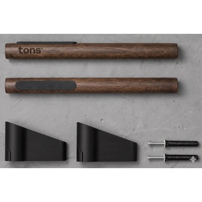 Tons Wall Mount Horisontal Smoked Oak na stenu