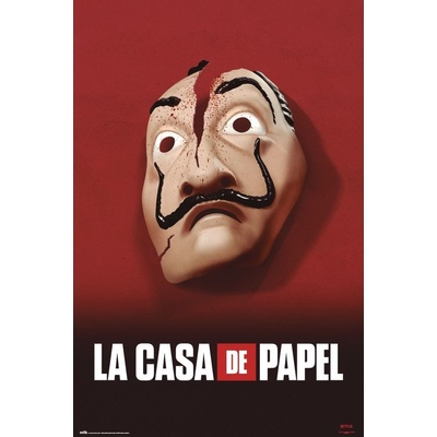 Plagát, Obraz - La Casa De Papel - Mask, 61 × 91.5 cm