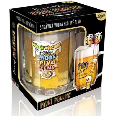 Nekupto Dárkový půllitr Pivo mě chápe Rdh 500 ml
