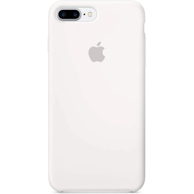 Apple Silicone Case - оригинален силиконов кейс за iPhone 8 Plus, iPhone 7 Plus (бял)