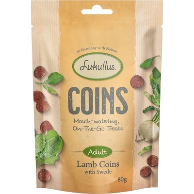 Lukullus Coins s jehněčím výhodné balení 3 x 80 g