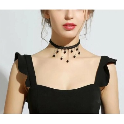 Prosperk Náhrdelník choker s korálky S4469