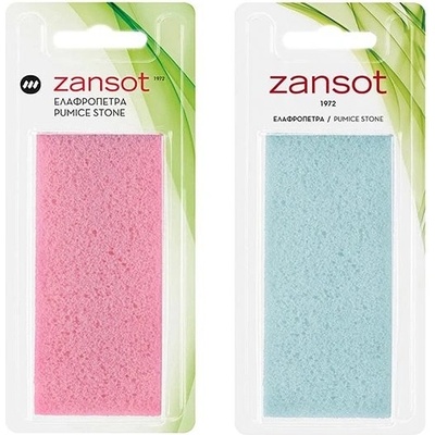 ZANSOT Pemza na nohy růžová + zelená