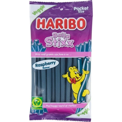 Haribo Stixx Raspberry 80 g