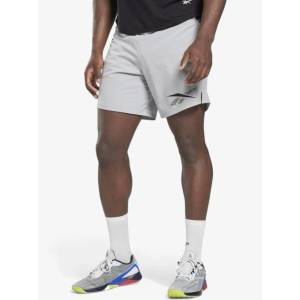 Reebok Strength Graphic 2.0 Shorts Light Grey - magazinko