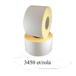 ZINTA Самозалепващи pe етикети zinta 80х50мм, 1000 ет. /ролка, бели (80x50x1000-pe)