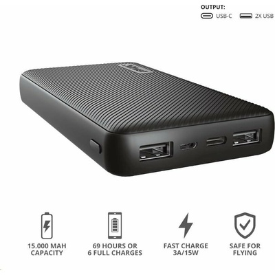 Trust Primo Powerbank 15.000 mAh ECO 24677