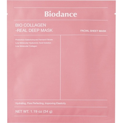 Biodance Bio-Collagen Real Deep Mask Maska na tvár s kolagénom 34 g 1 ks