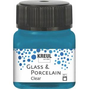 Kreul Clear Боя за стъкло Cyanean Blue 20 ml 1 бр (16215)