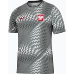 Nike Мъжка футболна фланелка Nike Dri-Fit Poland Pre-Match 2026 pure platinum/cool grey