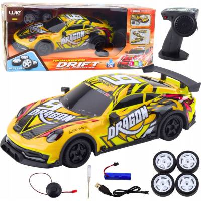 LEAN Toys RC sportovní auto drift s podsvícenou karoserií RTR