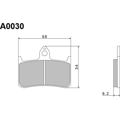 Brzdové destičky NISSIN přední HONDA CB 1000 Big One rok 93-98 – Zboží Mobilmania