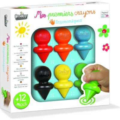 Crea Lign Moje prvé voskovky 9 ks 12m+
