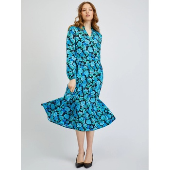 orsay Черно-синя дамска рокля с десен ORSAY Orsay | Sin | ЖЕНИ | S