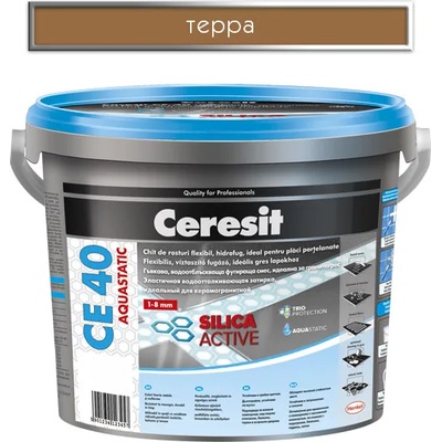 CERESIT ФУГА АКВАСТАТИЧНА СЕ40 2кг ТЕРРА (1488229, 3047240)