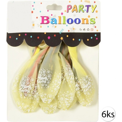 FunPlay BCS 679 Barevné balóny HAPPY BIRTHDAY latexové 25 33 cm