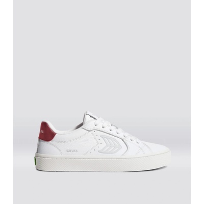 Cariuma SALVAS White Premium Leather Ice Logo Metallic Red Sneaker – Hledejceny.cz