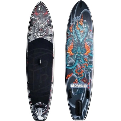 Paddleboard iBOARD 11' 7 BLACK TIGER