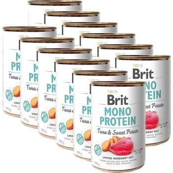 Brit Консерва Brit Mono Protein Tuna & Sweet Potato, 12 x 400 г