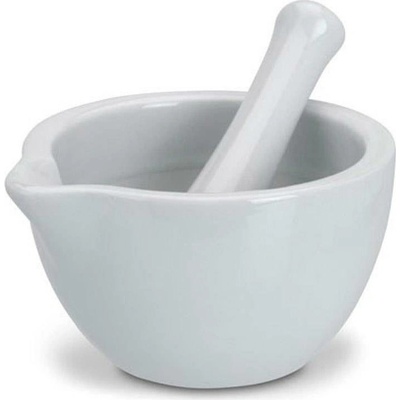 Excellent Houseware Porcelánový mažiar White, 10x6 cm