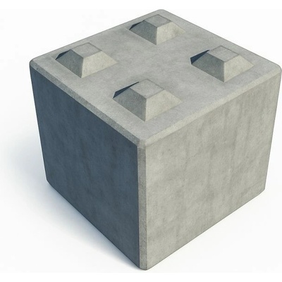 Betonový blok 600x600x600 cm