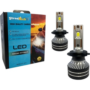 StreeTech Лед крушки - Led система D1S / D2S / D2R / D3S / D4S на 12V Волта без баласти Streetech модел STN2 за фарове - 150 000 Лукса, 45W - Canbus 6000K - 1500% повече светлина (D2STN2)
