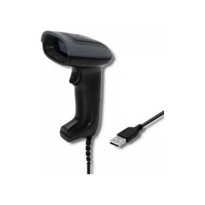 Qoltec Баркод четец Qoltec, 1D / 2D, USB, Черен