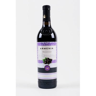Armenia černý rybíz - Polosladké červené víno 12 % 0,75 l (holá láhev)