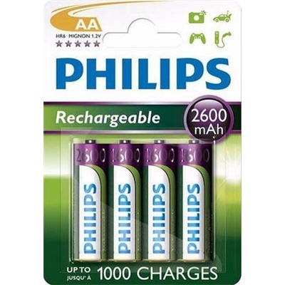 Philips AA 2600mAh 4ks R6B4B260/10 – Zbozi.Blesk.cz