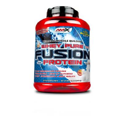 Whey Pure Fusion 2300 g - Amix Príchuť: Biela čokoláda