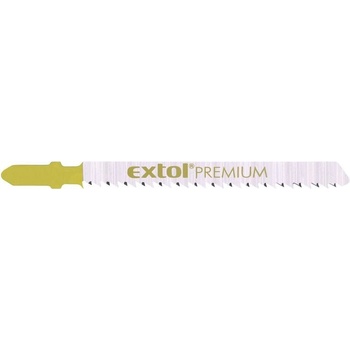 Extol Premium Plátky do priam. píly HCS 75x2,5mm, obrát. zuby, úchyt Bosch, 8805005