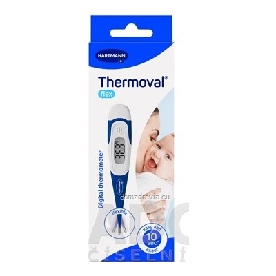 Guangzhou Berrcom Medical Device Co., Ltd. Thermoval flex digitálny teplomer so zvukovým alarmom horúčky a flexibilnou špičkou 1x1 ks