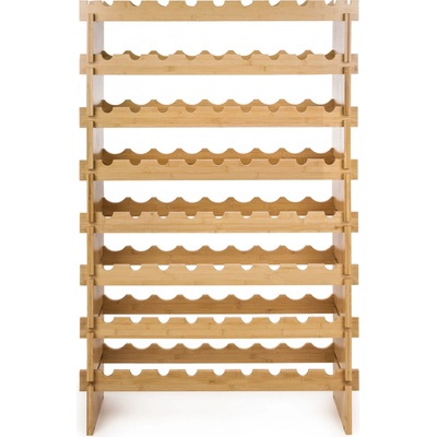 Regál na víno G21 na 72 lahví bambusový – Zboží Dáma
