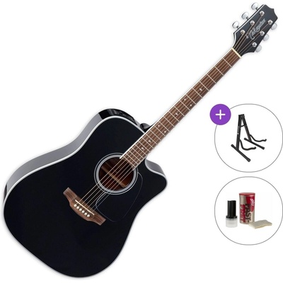 Takamine GD34CE Standard SET Black Електро-акустична китара Дреднаут