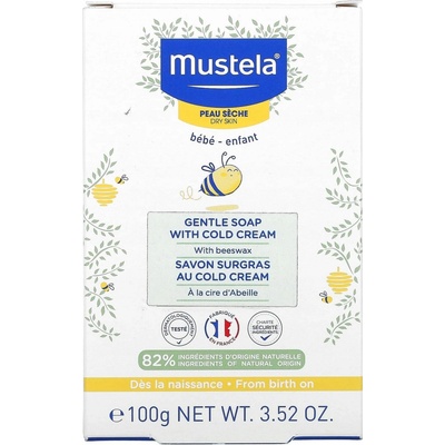 Mustela Dětské jemné mýdlo na tvář a tělo (Gentle Soap with Cold Cream) 100 g